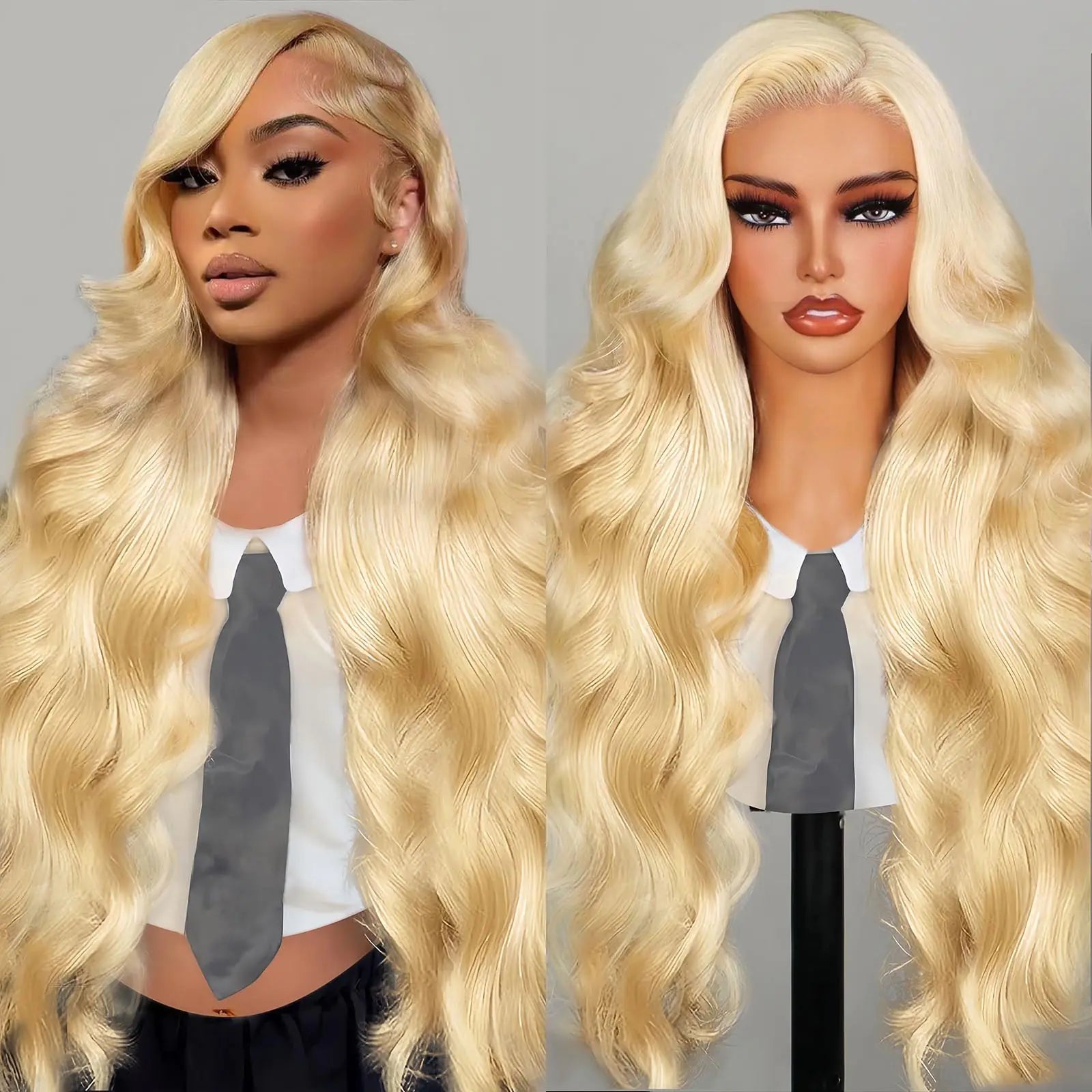 Blonde Luxe 32 Inch Body Wave 200 Density Lace Wig