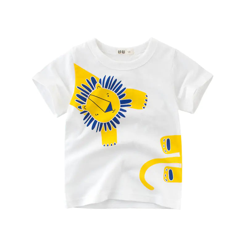 Boys' Fashion Brand Short-Sleeved T-Shirt for Kids