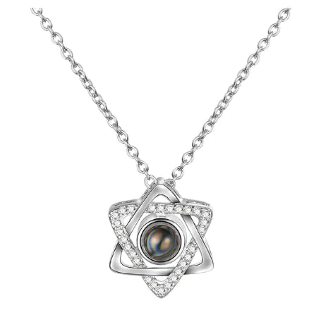 "925 Silver Necklace with 100 'I Love You' Languages"