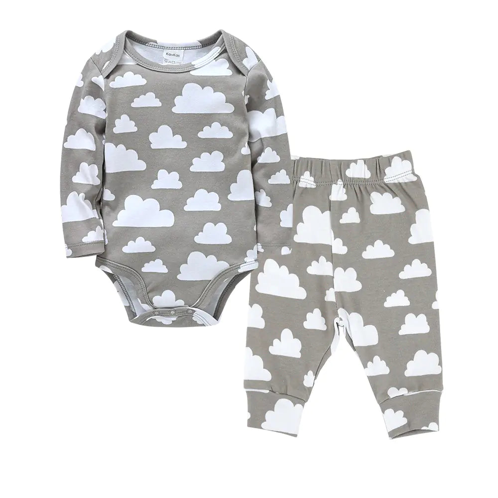 2020 Summer Kids Outfit Set - Cotton Short Sleeve Top