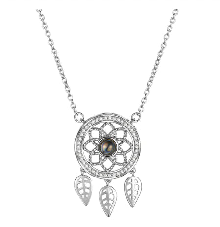 "925 Silver Necklace with 100 'I Love You' Languages"