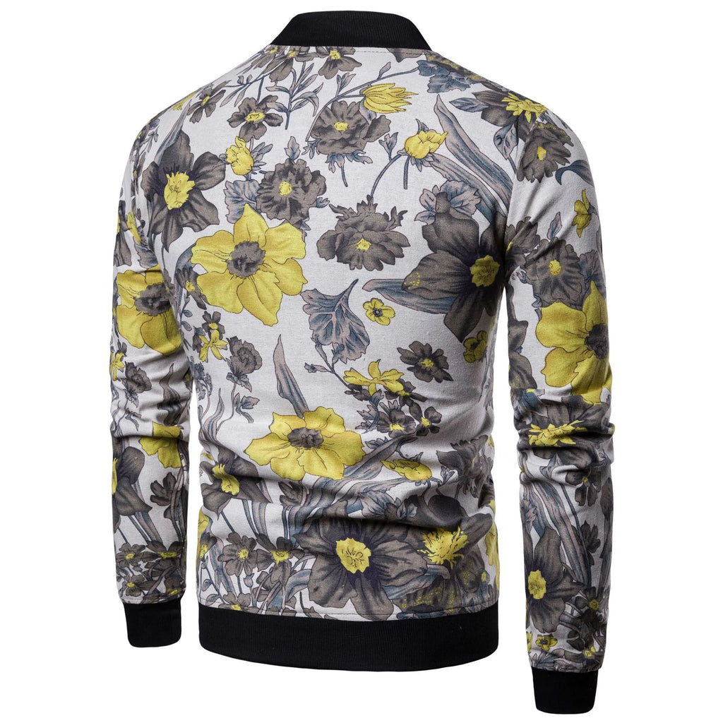 Men's Floral Jacket and Outerwear